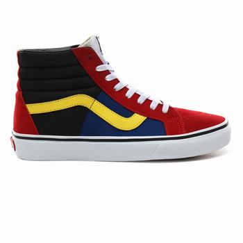 Damske Kotnikove Tenisky Vans OTW Rally Sk8-Hi Reissue Červené/Biele VA63BGTVP